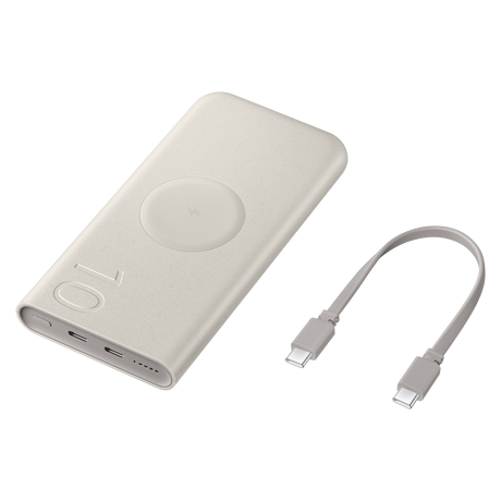 Samsung - Wireless Battery Pack 10000 Mah - Beige
