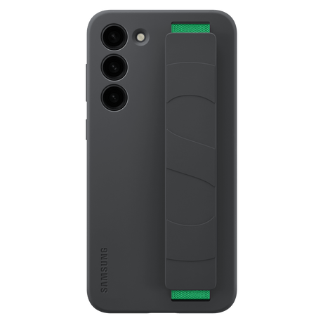 Samsung - Silicone Grip Case For Samsung Galaxy S23 Plus - Black