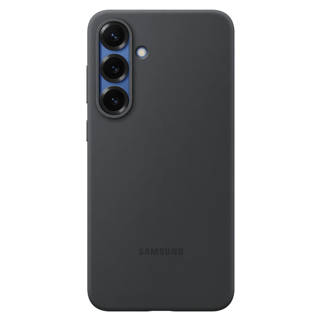 Samsung - Silicone Case For Samsung Galaxy S25 - Black