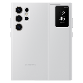 Samsung - Smart View Wallet Case For Samsung Galaxy S24 Ultra - White
