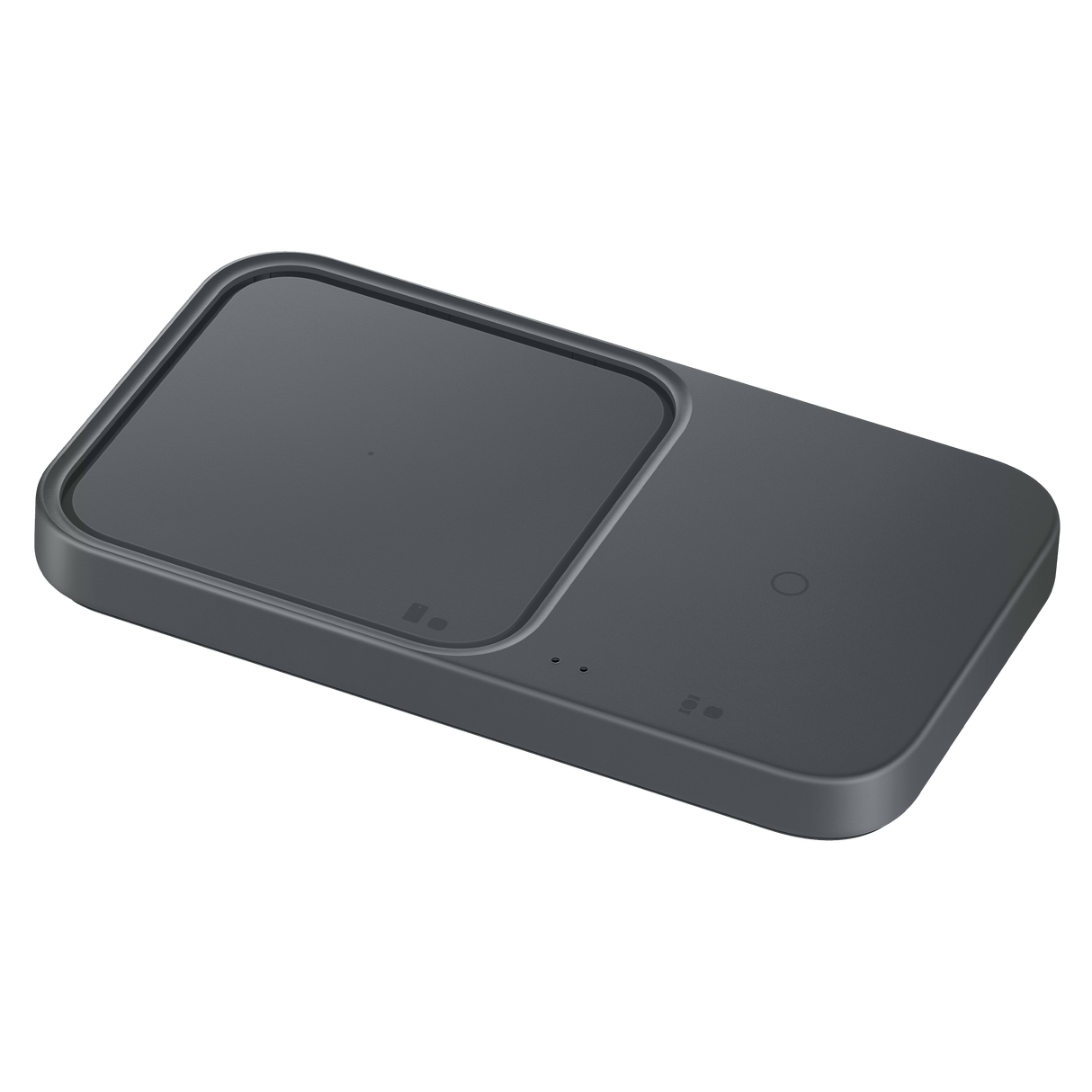 Samsung - Dual Fast Wireless Charger 15w With Usb C Cable - Gray