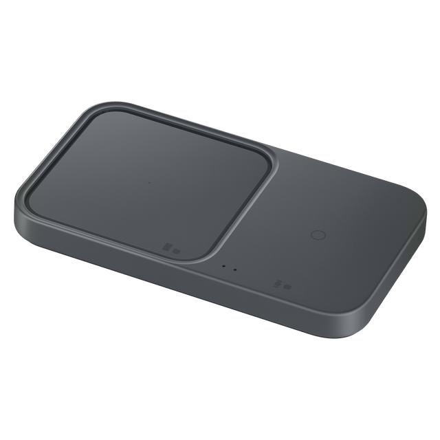 Samsung - Dual Fast Wireless Charger 15w With Usb C Cable - Gray
