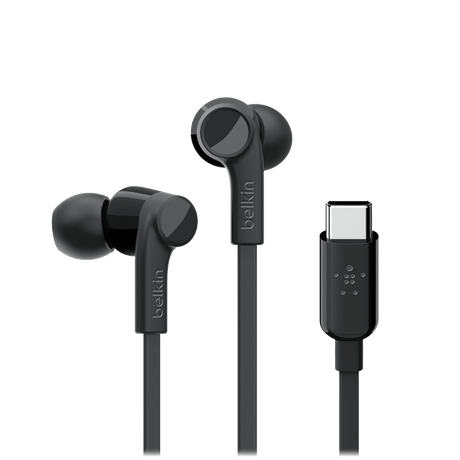 Belkin - Soundform Usb C In Ear Headphones - Black