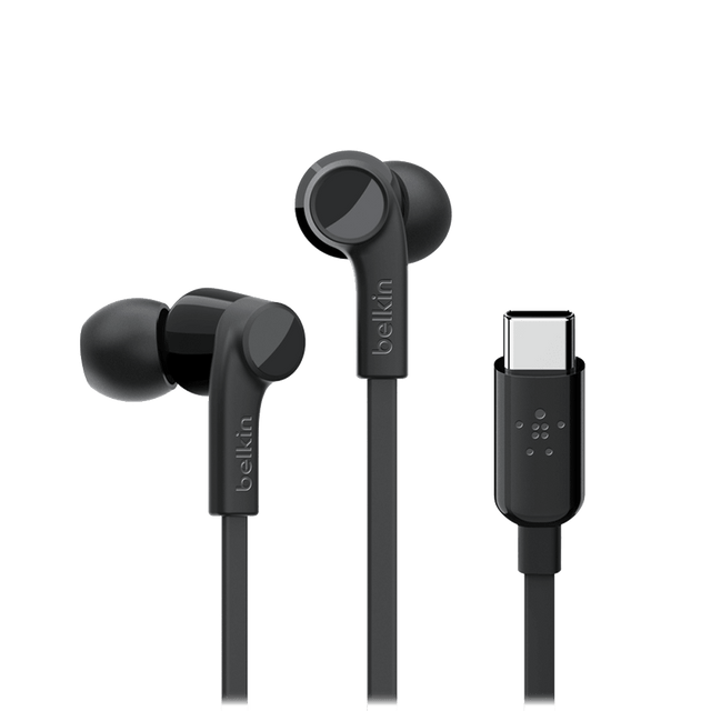 Belkin - Soundform Usb C In Ear Headphones - Black