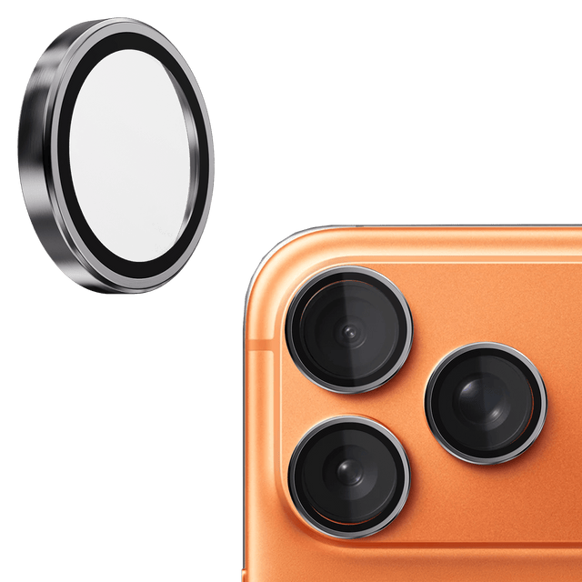 Gadget Guard Glass Camera Lens Protector for Apple iPhone 17 Pro, iPhone 17 Pro Max, iPhone 16 Pro, and iPhone 16 Pro Max - Silver