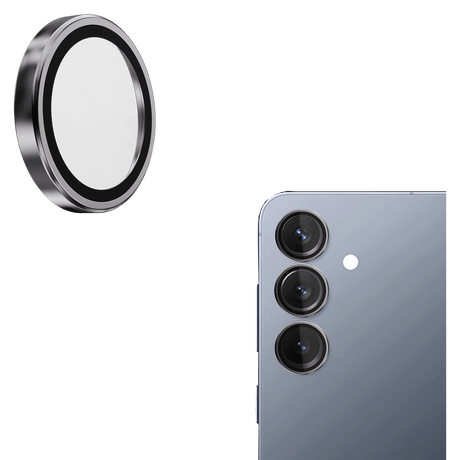 Gadget Guard - Camera Lens Protector For Samsung Galaxy S25 Plus - Silver