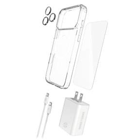 Gadget Guard 5-in-1 iPhone 17 Pro Bundle with MagSafe Case, Camera & Screen Protectors, 30W Charger, and 1.8m Charging Cable