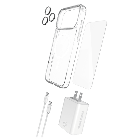 Gadget Guard 5-in-1 iPhone 17 Pro Bundle with MagSafe Case, Camera & Screen Protectors, 30W Charger, and 1.8m Charging Cable