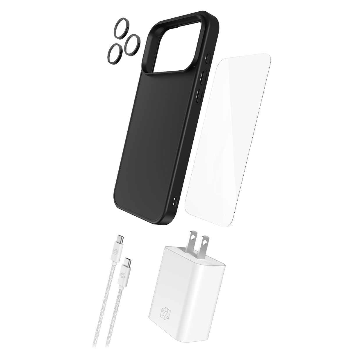 Gadget Guard 5-in-1 Bundle for iPhone 17 Pro Max * MagSafe Case, Camera Lens Protector, Glass Screen Protector, 30W Charging Block, 1.8m Charging Cable