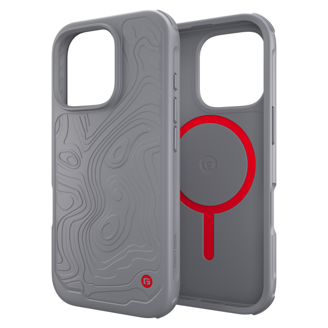 Gadget Guard - Trek Magsafe Case With G-form Protection For Apple Iphone 16 Pro - Anthracite