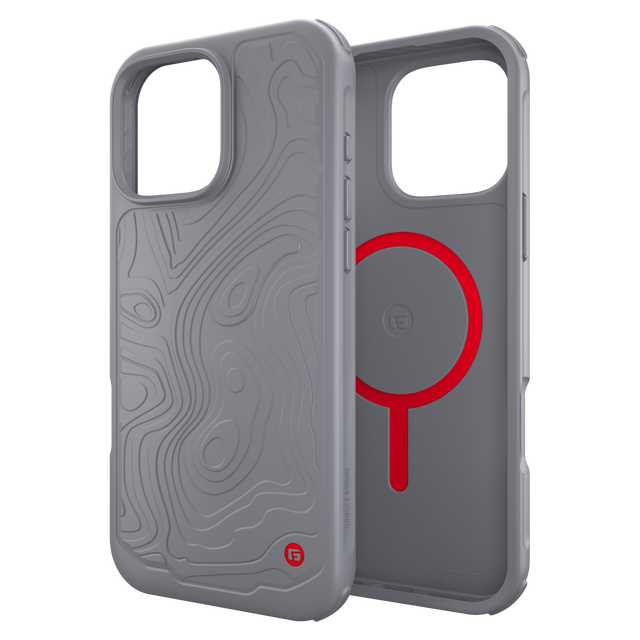 Gadget Guard - Trek Magsafe Case With G-form Protection For Apple Iphone 16 Pro Max - Anthracite