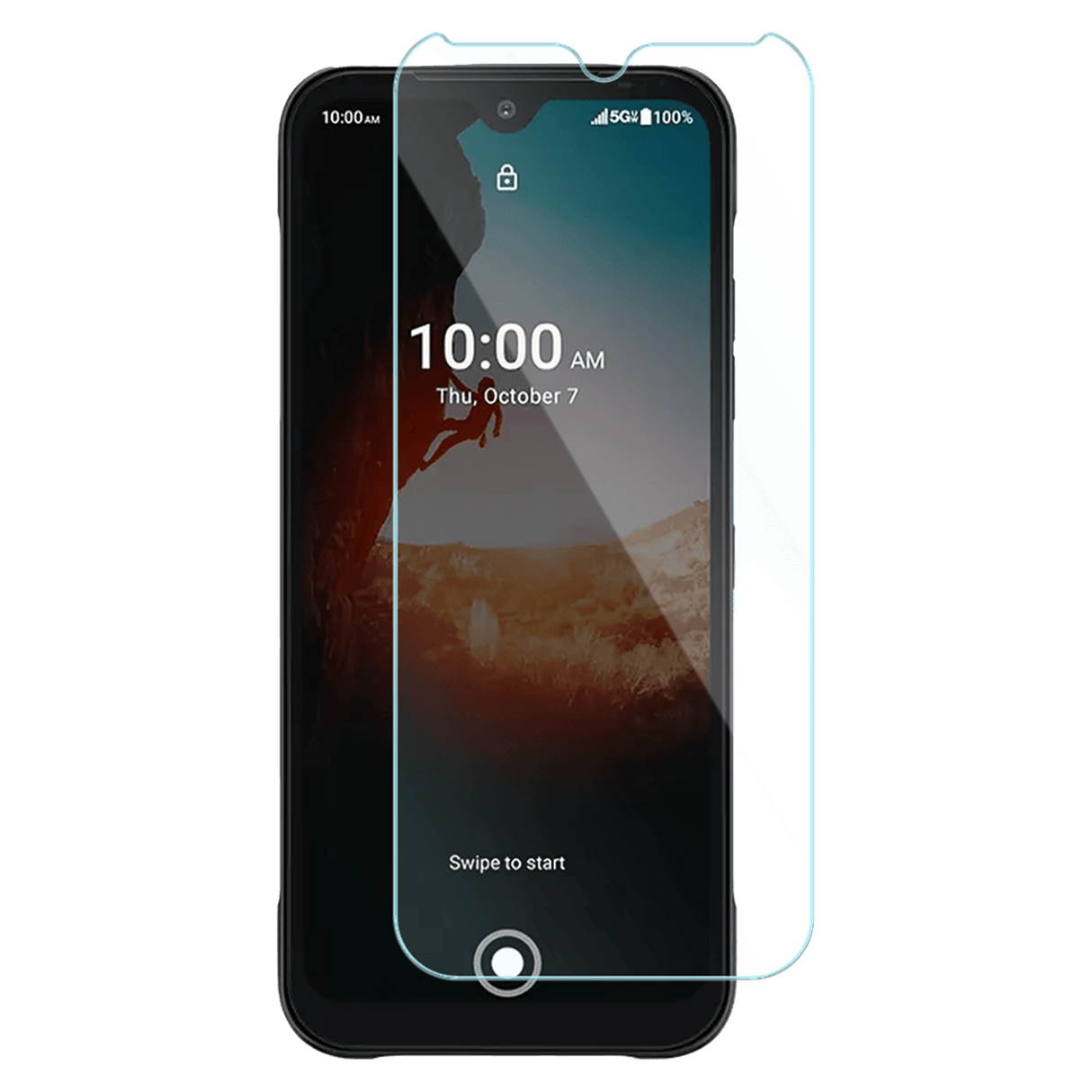 Gadget Guard -  Glass Screen Protector No Guide For Kyocera Durasport 5g - Clear