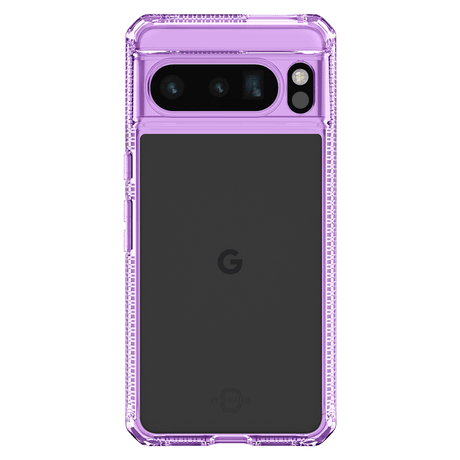 Itskins - Hybridr Clear Case For Google Pixel 8 Pro - Light Purple And Transparent