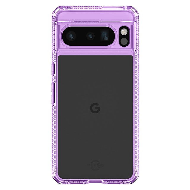 Itskins - Hybridr Clear Case For Google Pixel 8 Pro - Light Purple And Transparent