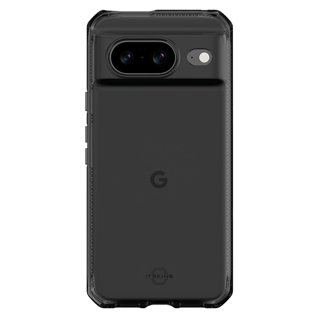 Itskins - Hybridr Clear Case For Google Pixel 8 - Black And Transparent