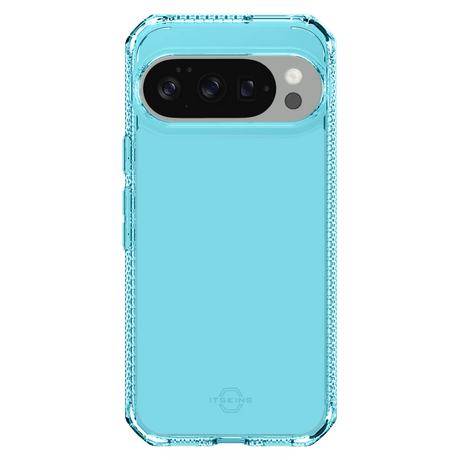 Itskins Hybridr Clear Case for Google Pixel 10 / Pixel 10 Pro * Light Blue & Transparent