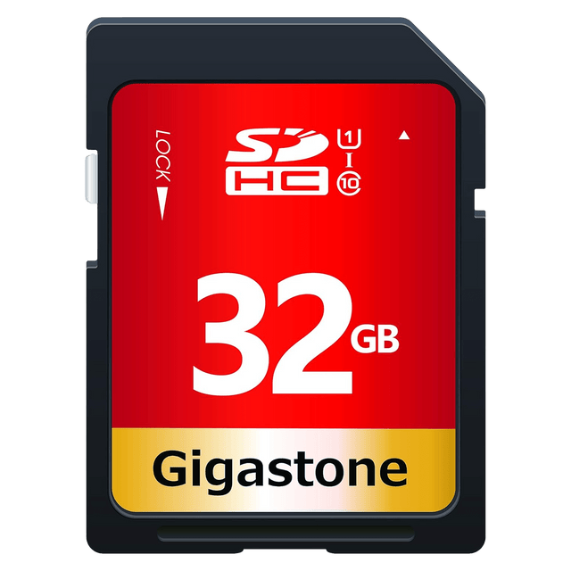 Gigastone - Sd Hc Memory Card 32gb - Red