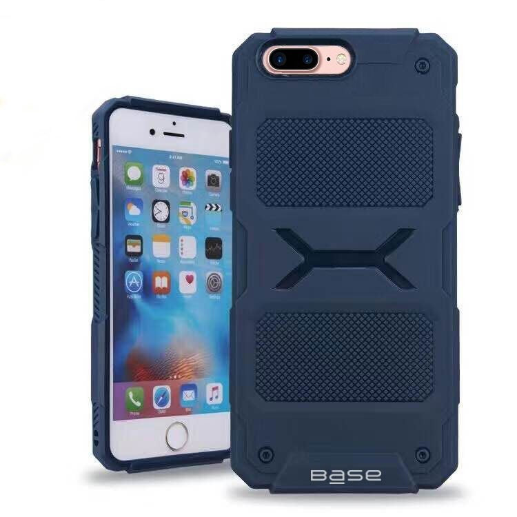 xBase Base ProTech - Rugged Armor Protective Case for iPhone 7/8 Plus - Blue