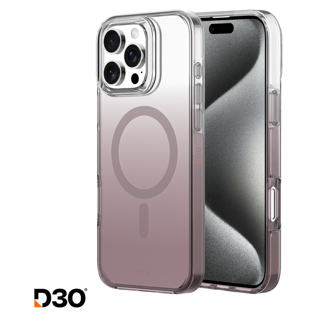 Axs - Crystal Shield D3o Magsafe Case For Apple Iphone 16 Pro Max - Nude Gradient