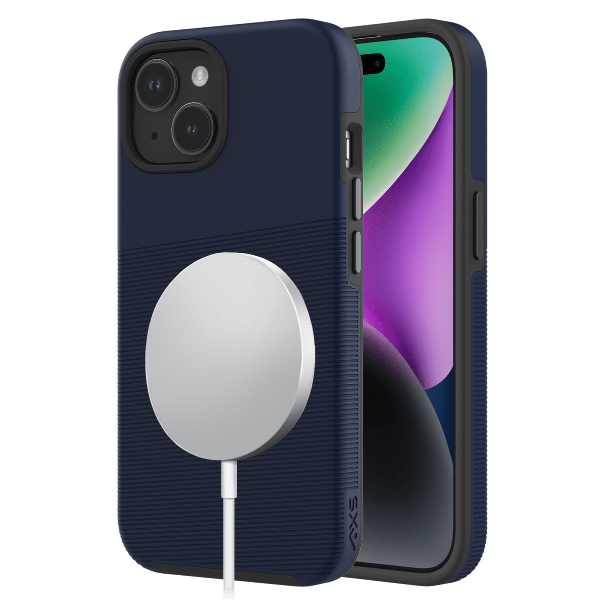 Axs - Protech Plus Magsafe Case For Apple Iphone 15 - Astral Blue