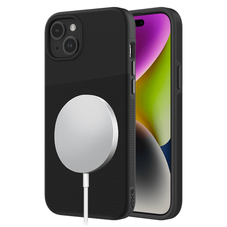 Axs - Protech Plus Magsafe Case For Apple Iphone 15 Plus - Black