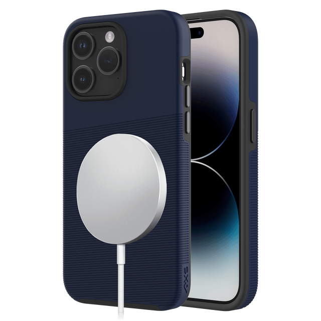 Axs - Protech Plus Magsafe Case For Apple Iphone 15 Pro Max - Astral Blue