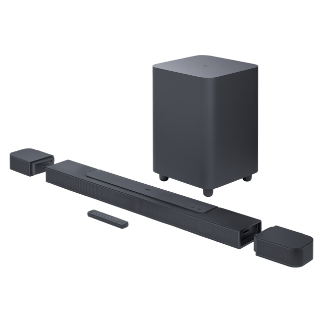 JBL Bar 700 MultiBeam Soundbar with Wireless Subwoofer - Black