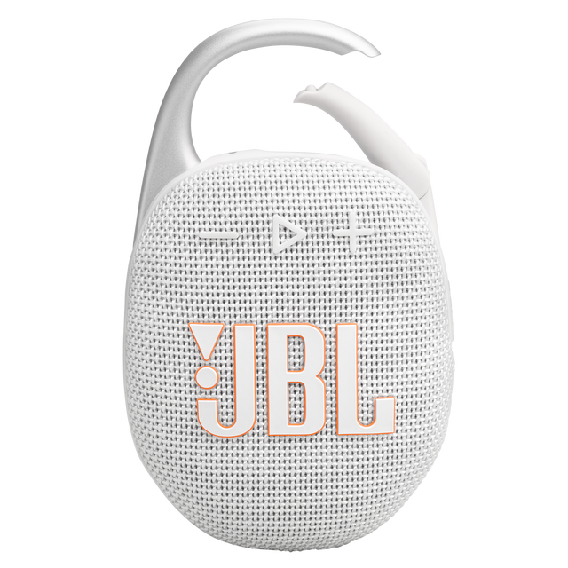 Jbl - Clip 5 Waterproof Bluetooth Speaker - White