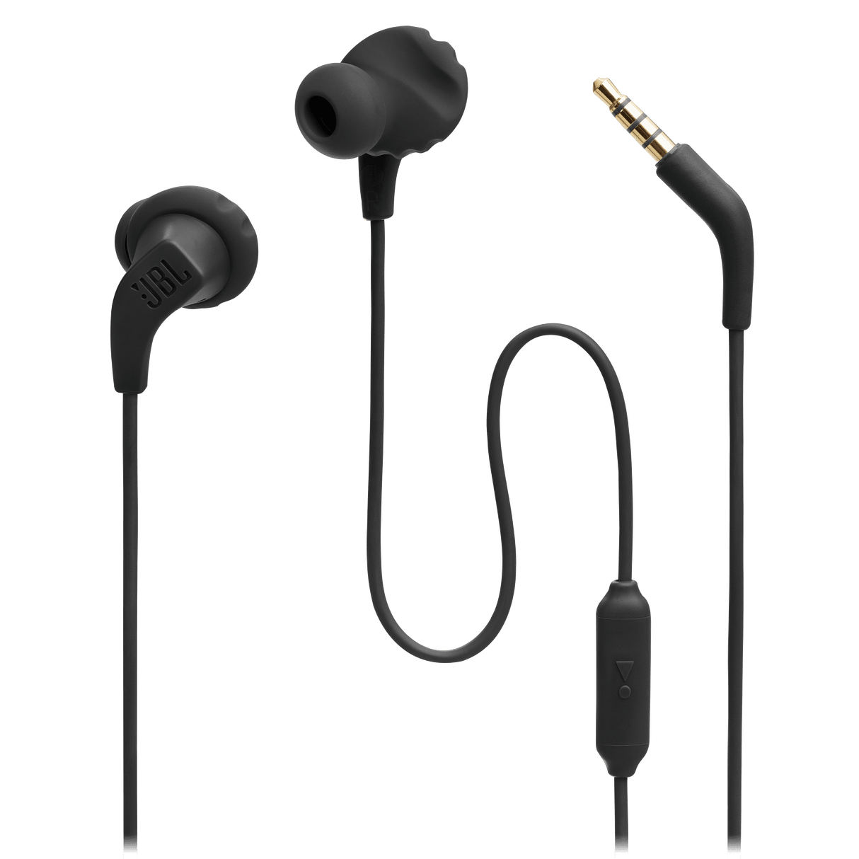 Jbl - Endurance Run 2 Waterproof In Ear Wired Headphones - Black