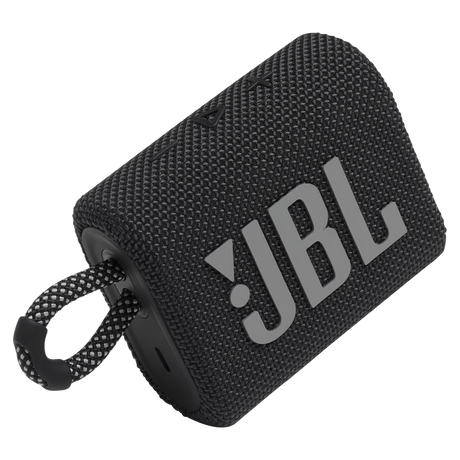 Jbl - Go 3 Waterproof Bluetooth Speaker - Black