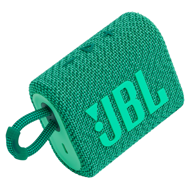 Jbl - Go 3 Eco Waterproof Bluetooth Speaker - Forest Green