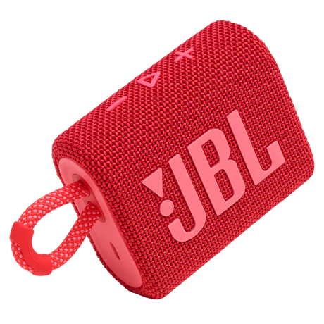 Jbl - Go 3 Waterproof Bluetooth Speaker - Red