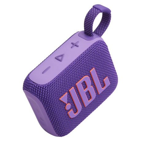 Jbl - Go 4 Waterproof Bluetooth Speaker - Purple