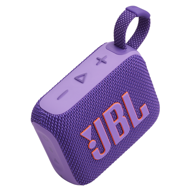 Jbl - Go 4 Waterproof Bluetooth Speaker - Purple