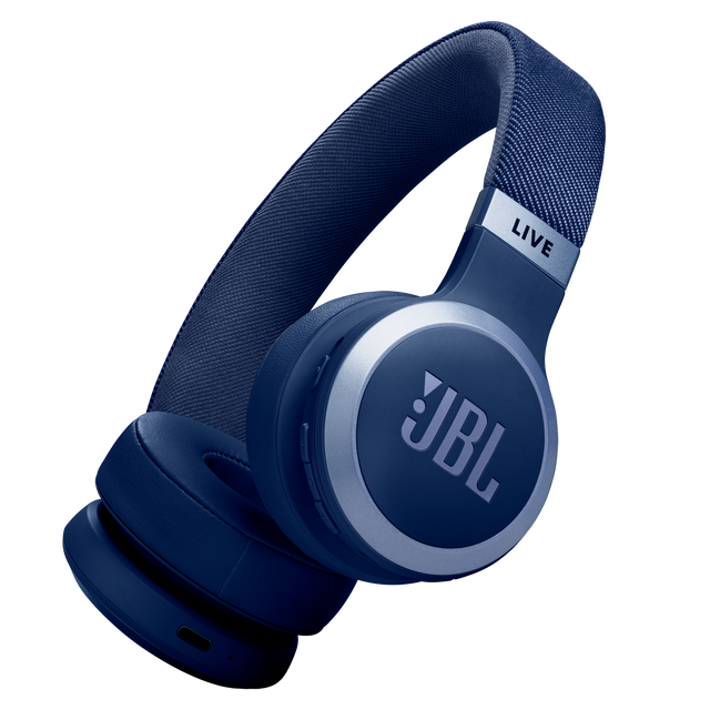 Jbl - Live 670nc Bluetooth On Ear Headphones - Blue