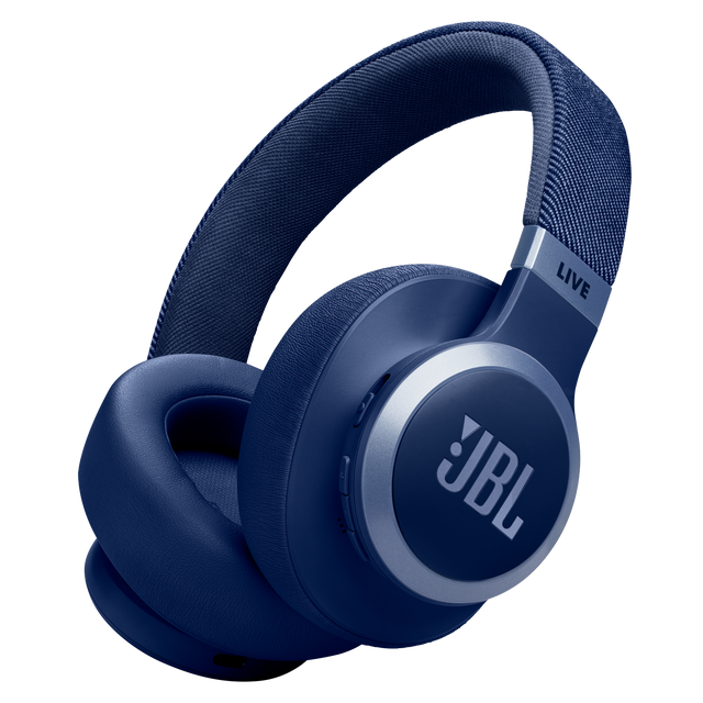 Jbl - Live 770nc Bluetooth Over Ear Headphones - Blue
