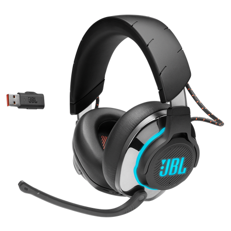 Jbl - Quantum 810 Noise Cancelling Wireless Bluetooth Over Ear Gaming Headset - Black