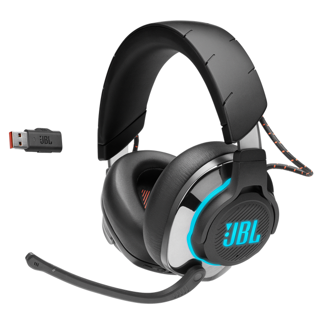 Jbl - Quantum 810 Noise Cancelling Wireless Bluetooth Over Ear Gaming Headset - Black