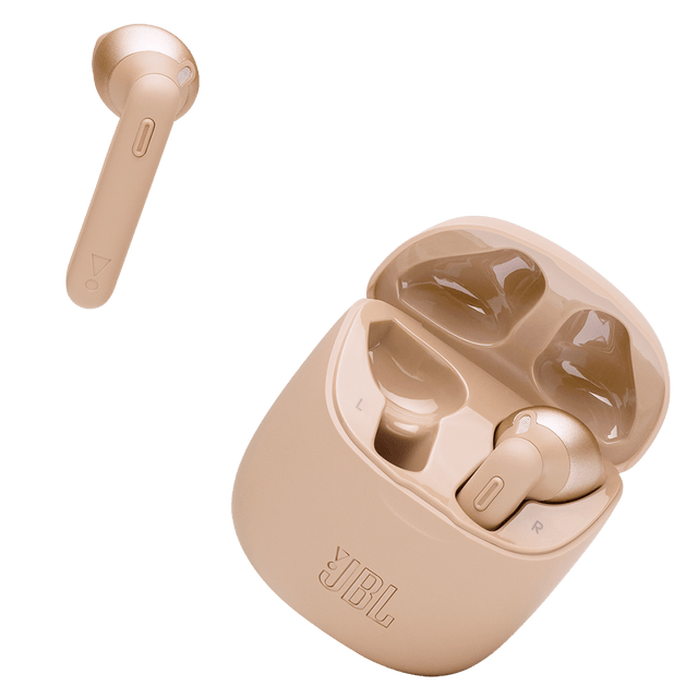 Jbl - Tune 225 True Wireless Earbud Bluetooth Headphones - Gold