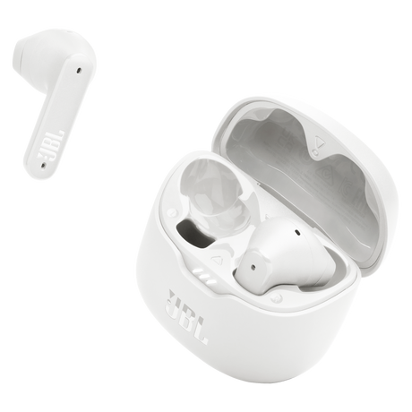 Jbl - Tune Flex True Wireless In Ear Noise Cancelling Bluetooth Headphones - White