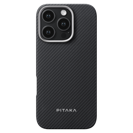 Pitaka - Magez Case Pro 4 Magsafe Case For Apple Iphone 16 Pro Max - Black And Grey Twill