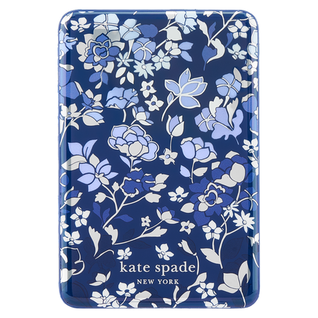 Kate Spade 5K Mah Wireless Battery Pack with MagSafe - Flowerbed Blue