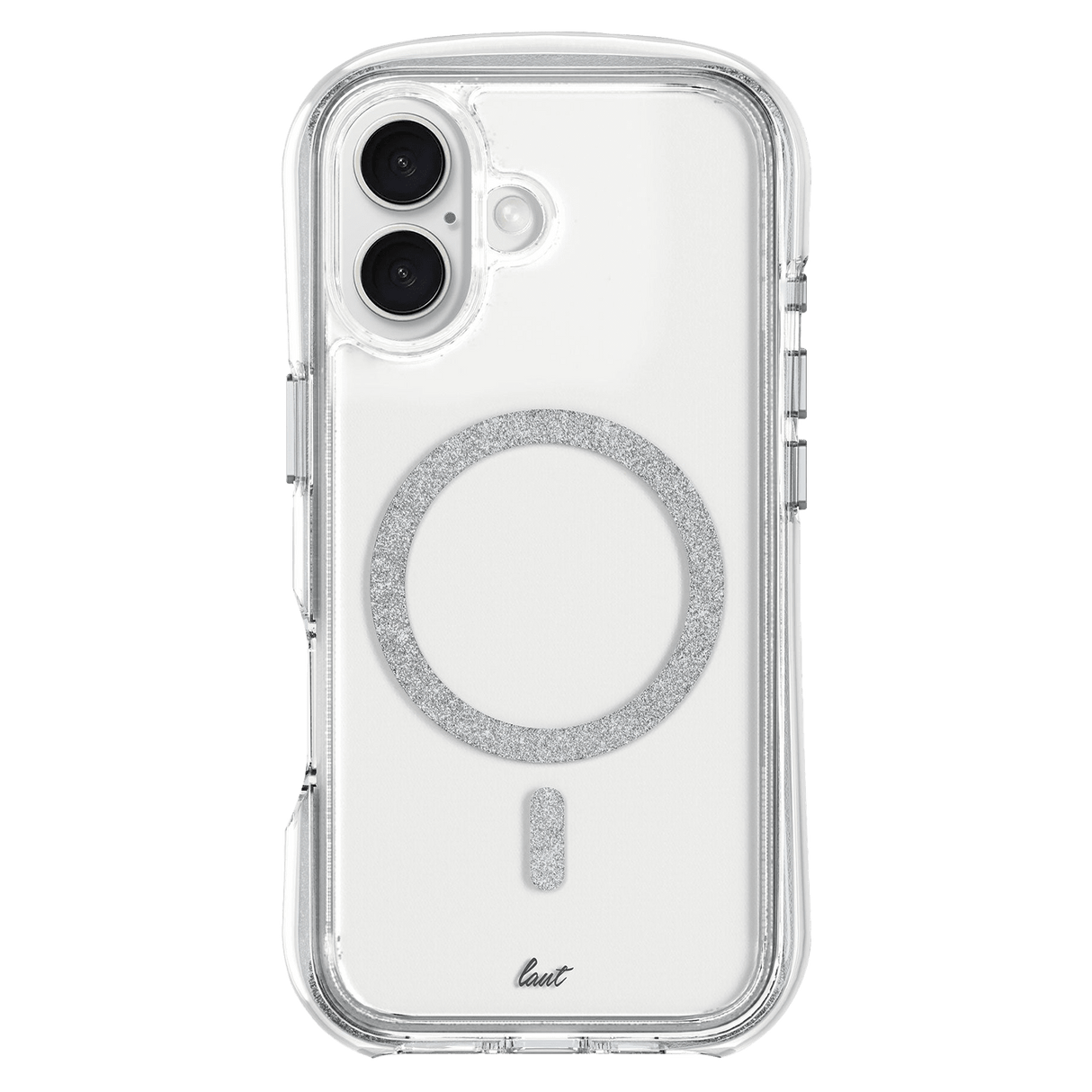 Laut - Aero Sparkle Magsafe Case For Apple Iphone 16 - Crystal Silver