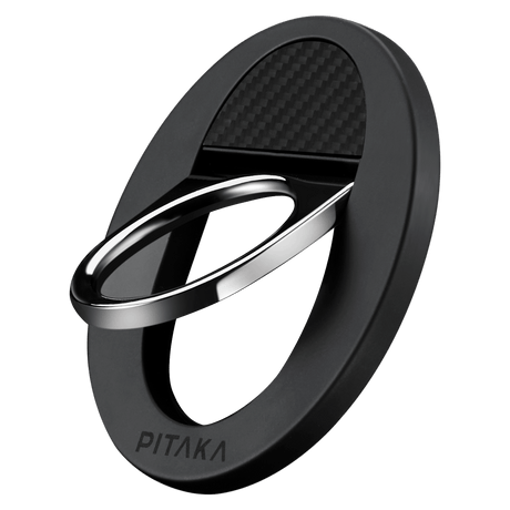 Pitaka - Magez Magsafe Grip - Black And Grey Twill