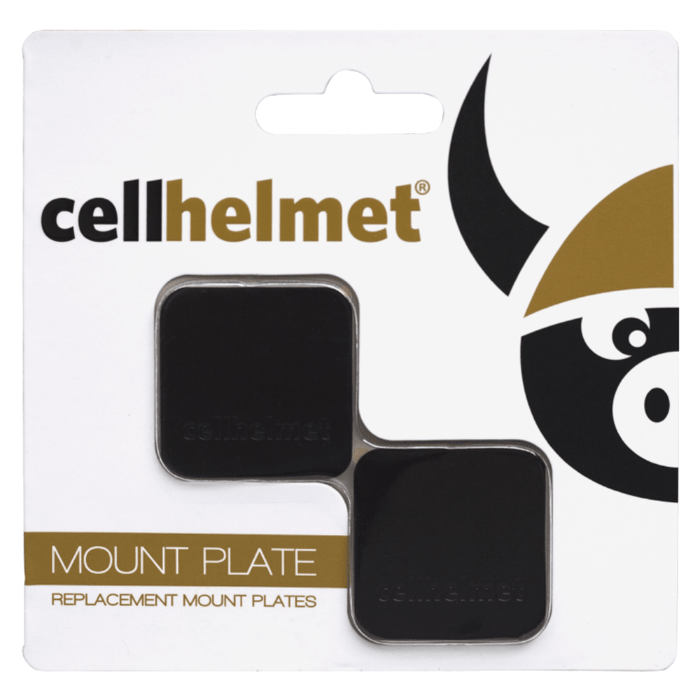 Cellhelmet - 2 Pack Of Replacement Plates For 360 Magnetic Mount - Black
