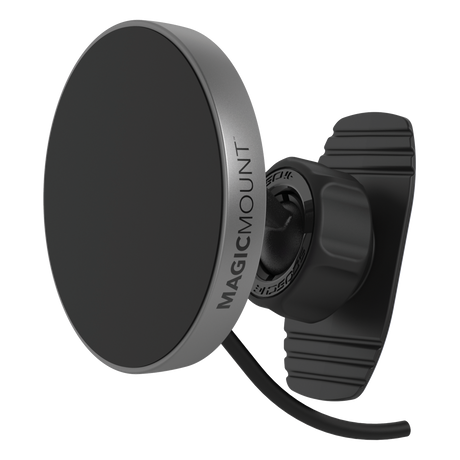 Scosche - Magicmount Pro Qi2 Wireless Charger Dash / Vent Mount - Black