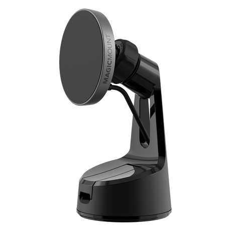 Scosche - Magicmount Pro Qi2 Wireless Charger Window / Dash Mount - Black