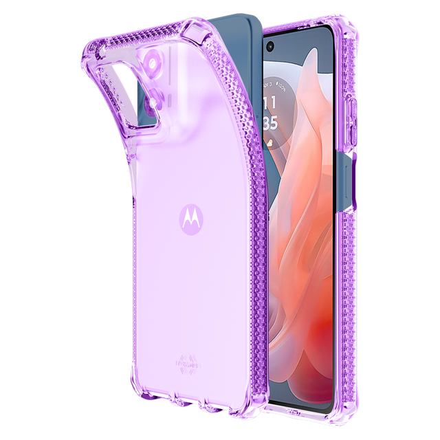 Itskins - Spectrumr Clear Case For Motorola Moto G 5g 2024 - Light Purple