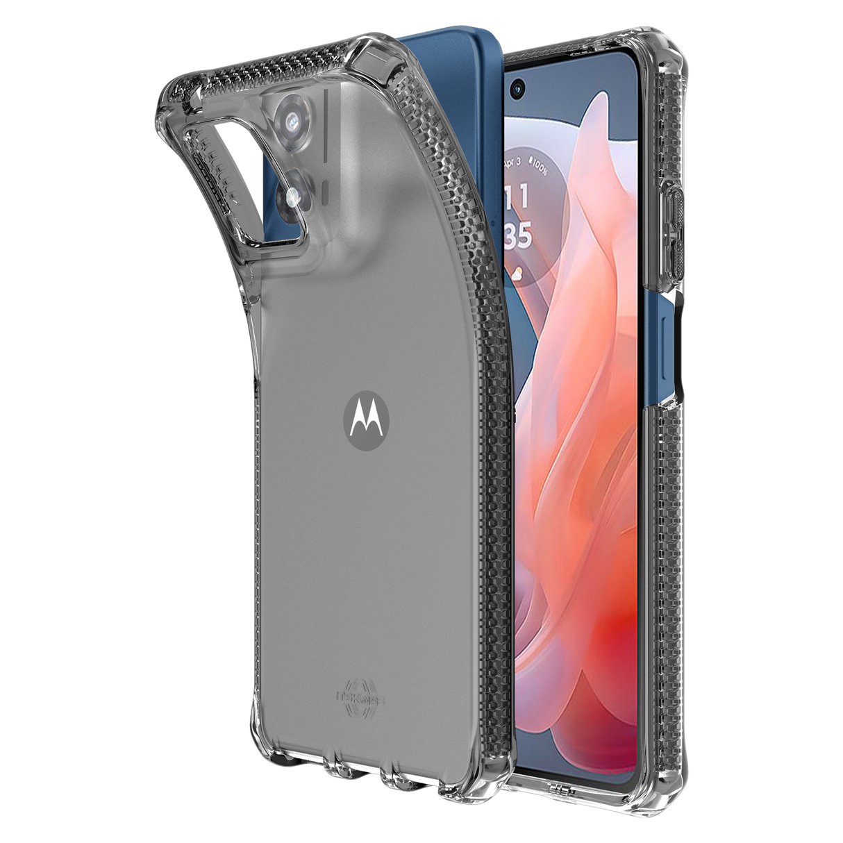 Itskins - Spectrumr Clear Case For Motorola Moto G 5g 2024 - Smoke