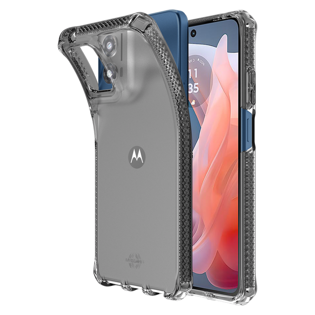 Itskins - Spectrumr Clear Case For Motorola Moto G 5g 2024 - Smoke